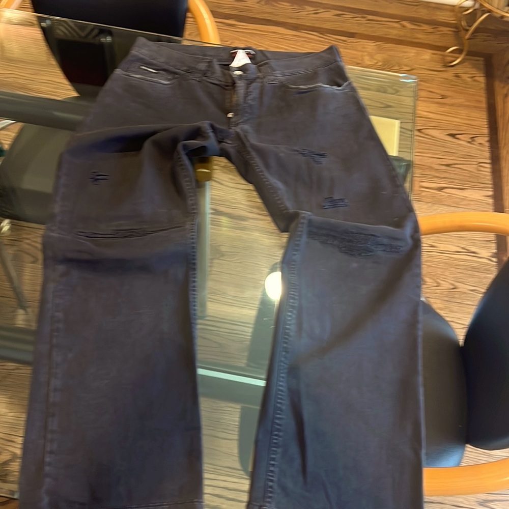 D&G European Designer Made in Italy Distressed Jeans